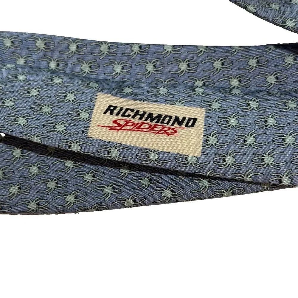 Vineyard Vines University Of Richmond Spiders Collegiate Blue Silk Tie Made USA